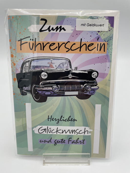 Grußkarte - Führerschein