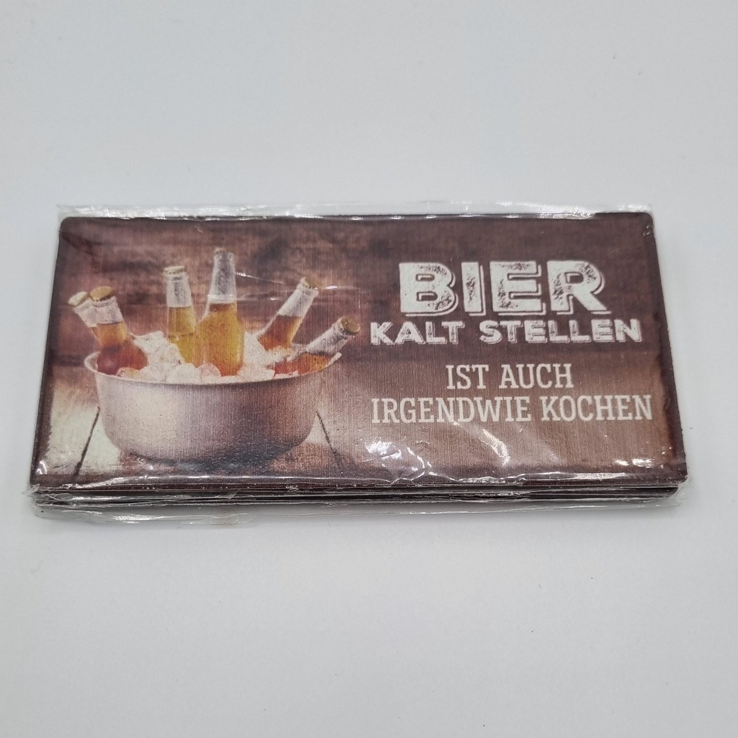 Metallmagnet - Bier kaltstellen ist...