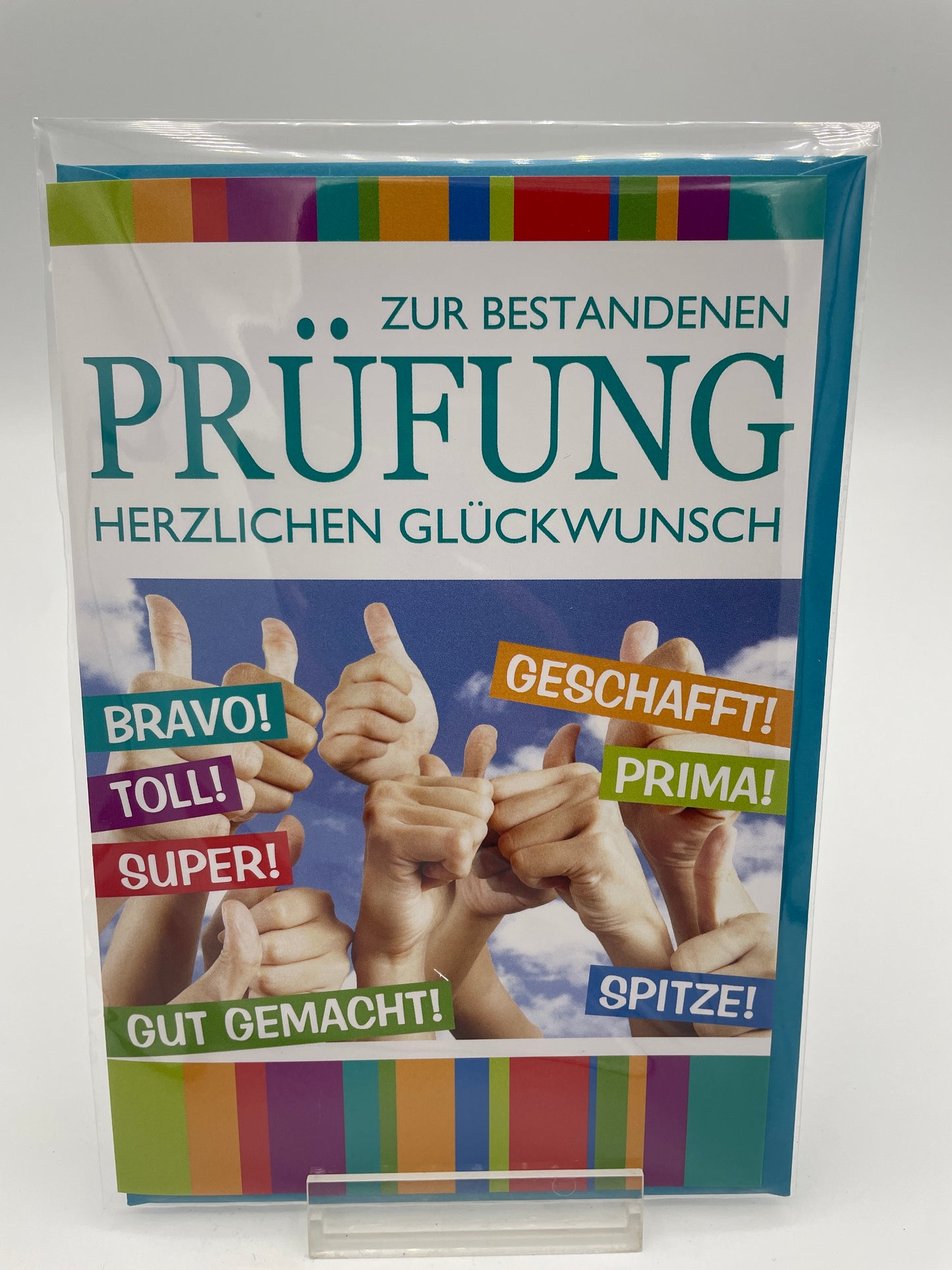 Grußkarte - Prüfung