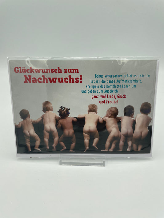 Grußkarte - Geburt