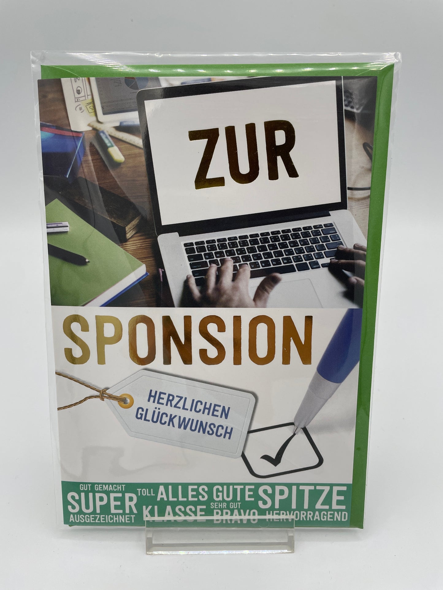 Grußkarte - Sponsion