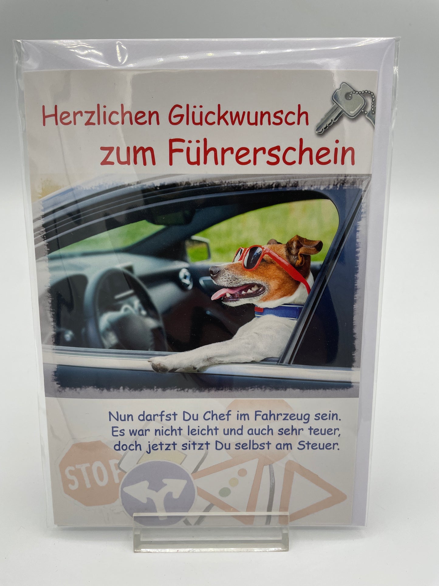 Grußkarte - Führerschein