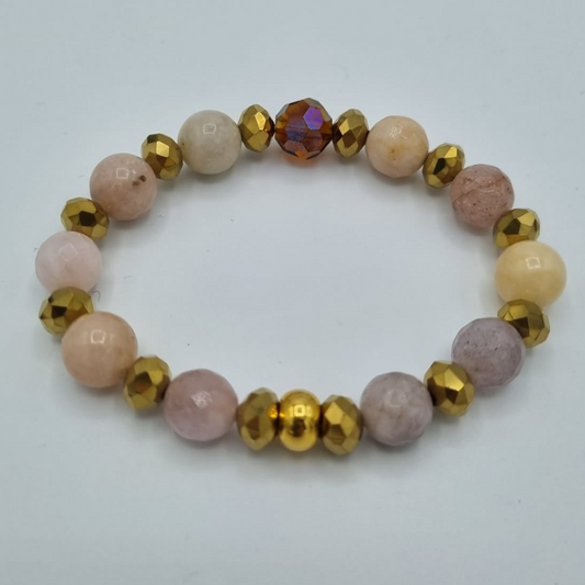 Armband Handmade - rosè/gold