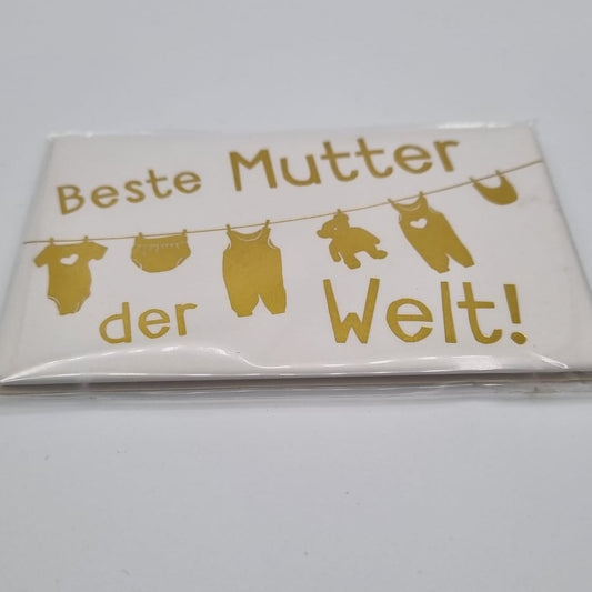 Magnet mit Goldfolie - Beste Mutter der Welt