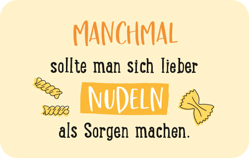 Magnet Manchmal Nudeln